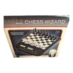 Excalibur Einstein Brain Games Chess Wizard E714 Tested Working